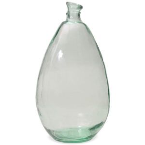 matches21 - Webshop Vase Blumenvase verformt Pflanzgefaess schmal Glasvase Pflanzvase klar 26x47 cm 125377 1 12