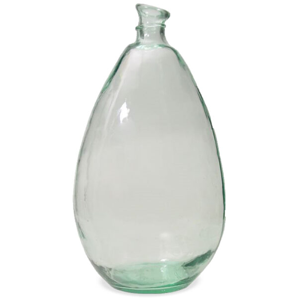 matches21 - Webshop Vase Blumenvase verformt Pflanzgefaess schmal Glasvase Pflanzvase klar 26x47 cm 125377 1 1