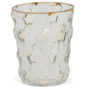 matches21 - Webshop Vasen Glas Goldrand Raffinierter Schliff Blumenvasen Pflanztoepfe 60er 1 Stk 3 Groessen 118614 1 1 11