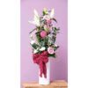 matches21 - Webshop Vasen Keramik weiss hoch rund Blumenvasen Tischvasen Bodenvasen 1 Stk 2 Groessen 118453 5 1 20