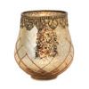 matches21 - Webshop Vintage Kerzenglas Windlicht gold in 3 Groessen Modernes Windlichtglas als Kerzenstaender Laterne und Teelichthalter Boho Kerzenhalter Teelichtglas fuer Wohnzimmer Tisch Deko Balkon 8 106