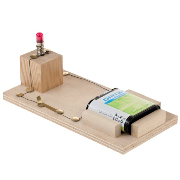 matches21 - Webshop Warnblinkanlage Stromkreis Versuch Bausatz f Kinder Werkset Bastelset ab 8 J 102853 1 1 2