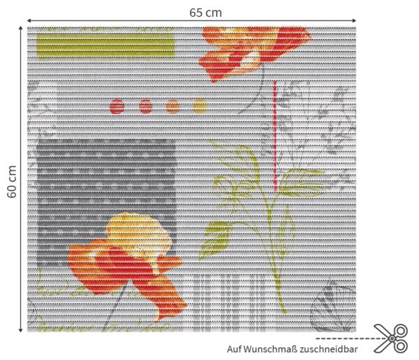 matches21 - Webshop Waschmaschinenauflage NOVA SKY Blumen Antirutschmatte bunt 65x60 cm 123368 2 1 2