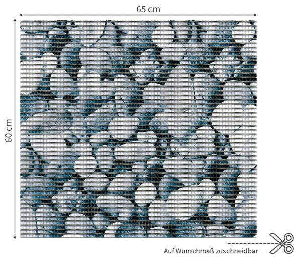 matches21 - Webshop Waschmaschinenauflage NOVA TEX Antirutschmatte Stein blau 60 cm 124755 1 1 2