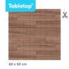 matches21 - Webshop Waschmaschinenauflage zuschneidbar Waschmaschine Holz braun 124760 1 1 7