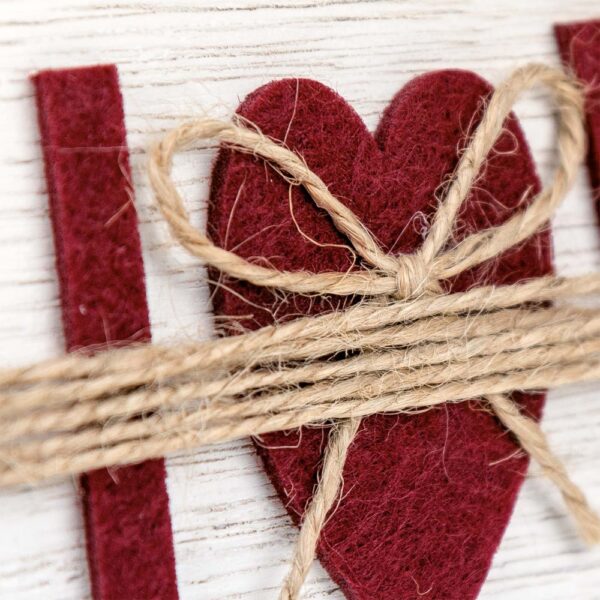 matches21 - Webshop Wechselrahmen 3D Schriftzug LOVE Bilderrahmen Holz weiss rot 1 Stk 10x15 cm 123563 1 2