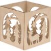 matches21 - Webshop Weihnachtliches Windlicht Laubsaegevorlage Holz Vorlage Laubsaege Kinder ab 9 Jahre 114438 3 1 4