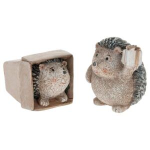 matches21 - Webshop Weihnachtsdeko 2er Set Igel Figuren Indoor Outdoor Kunststein 126724 1 17