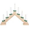 matches21 - Webshop Weihnachtsleuchter Fensterleuchter Holz 7 flammig Batteriebetrieben in 3 Farben 119789 1 17