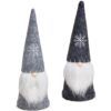 matches21 - Webshop Wichtel Weihnachtswichtel Adventsdeko Dekofiguren grau Filz 2er Set sort 2 Groessen 122525 2 1 11