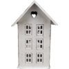 matches21 - Webshop Windlichter Haeuschen Haus Fenster Teelichthalter Kerzen weiss 15x13x21 cm 125396 2 1 6