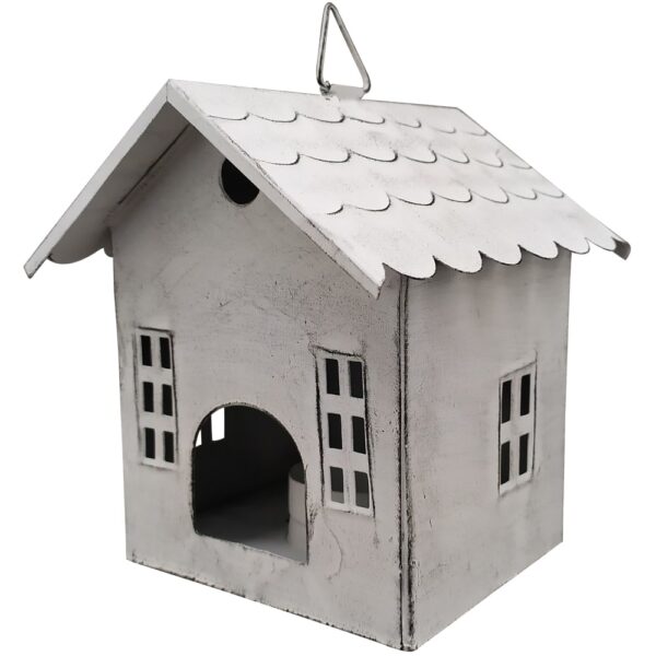 matches21 - Webshop Windlichter Haeuschen Haus Fenster Teelichthalter Kerzen weiss 15x14x15 cm 125397 1 1 2