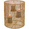 matches21 - Webshop Windlichter Kerzenhalter aus Metallstaeben gold fuer 3 Stumpenkerzen 1 Stk 2 Groessen 122553 1 14