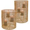 matches21 - Webshop Windlichter Kerzenhalter aus Metallstaeben gold fuer 3 Stumpenkerzen 1 Stk 2 Groessen 122553 1 1 13