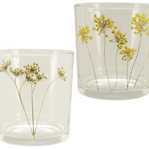 matches21 - Webshop Windlichter Schleierkraut Feldblumen Kerzenglaeser 2er Set 7 3 cm 124496 1 2