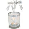 matches21 - Webshop Windlichter mit Karussell rotierend silber Metall Glas 3er Set sort 8x7 cm 119601 1 1 6