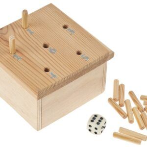 matches21 - Webshop Wuerfelspiel Holz Bausatz Werkset mit Spielanleitung ab 11 Jahren 118069 4 1 8