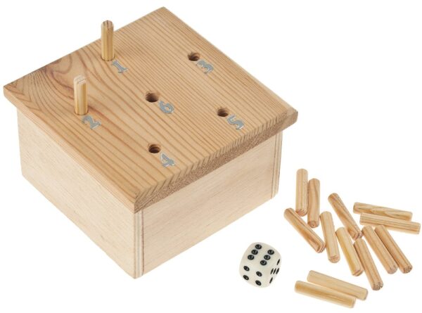 matches21 - Webshop Wuerfelspiel Holz Bausatz Werkset mit Spielanleitung ab 11 Jahren 118069 4 1 1