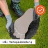 matches21 - Webshop XXL Trittsteine grosse Fuesse Fussabdruecke Garten 4 Paar Tritt Steine Beton 35x20 cm 117500 3 1 11