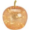 matches21 - Webshop aepfel und LED Lichter und Timer Dekoaepfel Dekoobst Glas Obst gold 1 Stk in 3 Groessen 122659 1 1 17