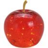 matches21 - Webshop aepfel und LED Lichter und Timer Dekoaepfel Dekoobst Glas Obst rot 1 Stk in 3 Groessen 122568 1 1 14