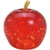 matches21 - Webshop aepfel und LED Lichter und Timer Dekoaepfel Dekoobst Glas Obst rot 1 Stk in 3 Groessen 122568 2 1 15