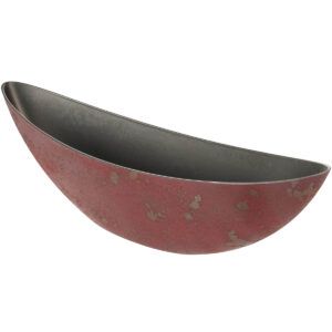 matches21 - Webshop matches21 Jardiniere Pflanzschale Pflanzgefaess oval Blumenschale Kunststoff Schale Rostoptik 1 Stk 39x10 5x10 cm 113829 2 2 13