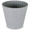 matches21 - Webshop uebertoepfe Blumentoepfe Pflanzkuebel shabby Kunststoff grau 2 Groessen 126354 1 1 11