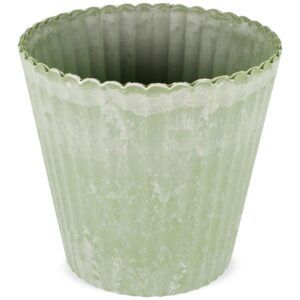 matches21 - Webshop uebertoepfe Blumentoepfe shabby Kunststoff olivgruen 2 Groessen 126347 1 1 27