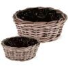 matches21 - Webshop uebertoepfe geflochten Pflanzkoerbe Blumentoepfe Rattan natur 2 Groessen 126355 1 10