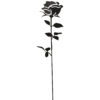 matches21 - Webshop Gartenstaebe Rose Dekostecker fuer innen und aussen 43 cm Wetterfeste aus Eisen Gartendeko fuer Balkon und Garten Schwarz matt Ideal als Gartenstecker Pflanzenstecker und Beet Blumen 2 14