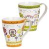 matches21 - Webshop Kaffeetassen Tassen Blumen Motive orange gruen pink Porzellan 36 Stk 11 cm 122090 4