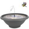 matches21 - Webshop Springbrunnen Set mit Solarbrunnen und Schale 127597 19 118