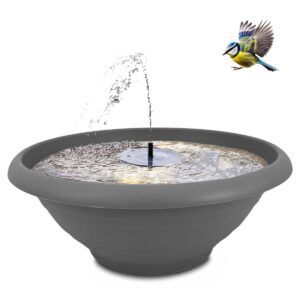 matches21 - Webshop Springbrunnen Set mit Solarbrunnen und Schale 127597 23 4