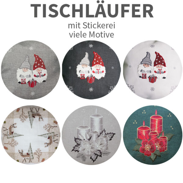 matches21 - Webshop Tischlaeufer winterlich bestickt 127996 24 59