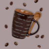 matches21 - Webshop Cappucchino Tassen Becher 36 Stk Kaffeebecher 10 cm 250 ml Keramik Loeffel 102316 2 10