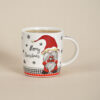 matches21 - Webshop Tassen MERRY CHRISTMAS Wichtel grau und rot Porzellan 36 Stk 12 cm 340 ml 122611 1 12