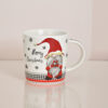 matches21 - Webshop Tassen MERRY CHRISTMAS Wichtel grau und rot Porzellan 36 Stk 12 cm 340 ml 122611 2 13