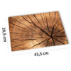 matches21 - Webshop Tischset Platzset Holzoptik MOTIV Holz Holzscheibe Baumstamm 1 Stk abwaschbar 114360 9