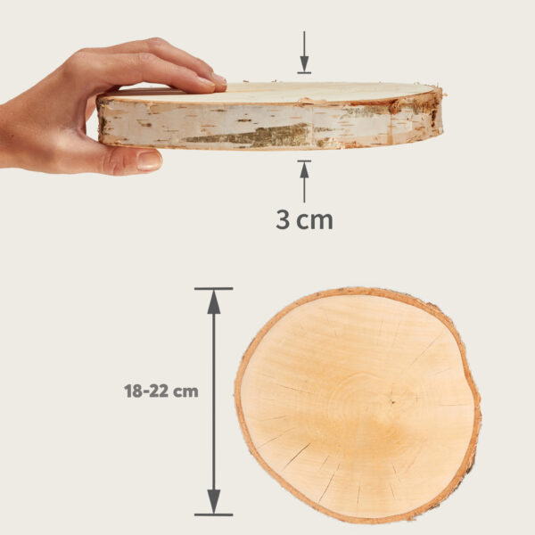 matches21 - Webshop Baumscheiben in 8 45 cm fuer Basteln Dekorieren 127079 12 286