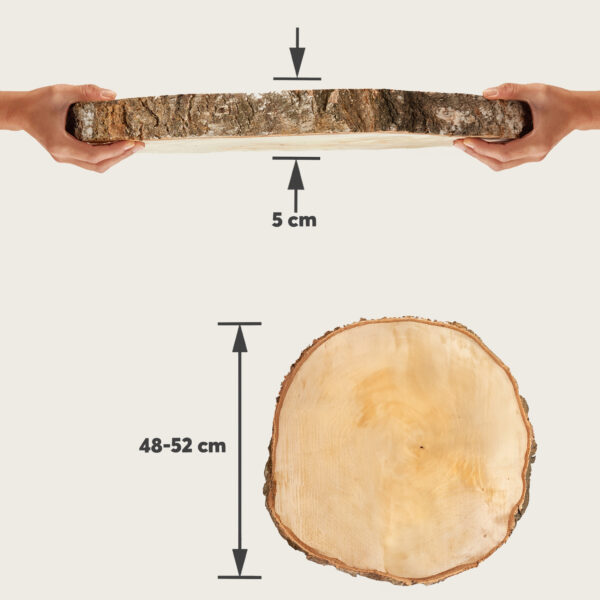 matches21 - Webshop Baumscheiben in 8 45 cm fuer Basteln Dekorieren 127079 18 292