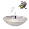 matches21 - Webshop Springbrunnen Set mit Solarbrunnen und Schale 127597 38 150