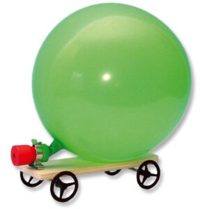 Luftballonfahrzeug Bausatz Kinder Werkset Bastelset Lernspiel - ab 10 Jahren